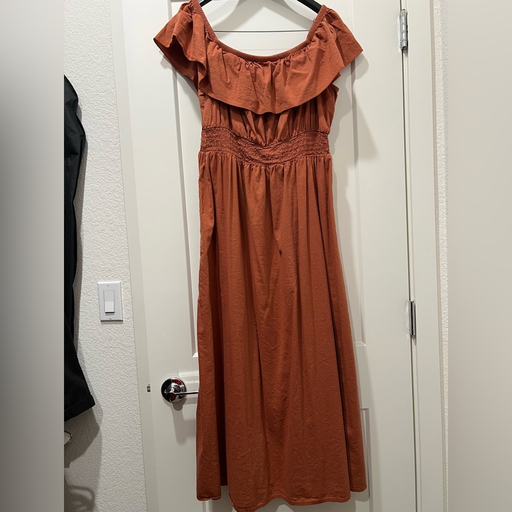 Old Navy Rust Maxi Dress